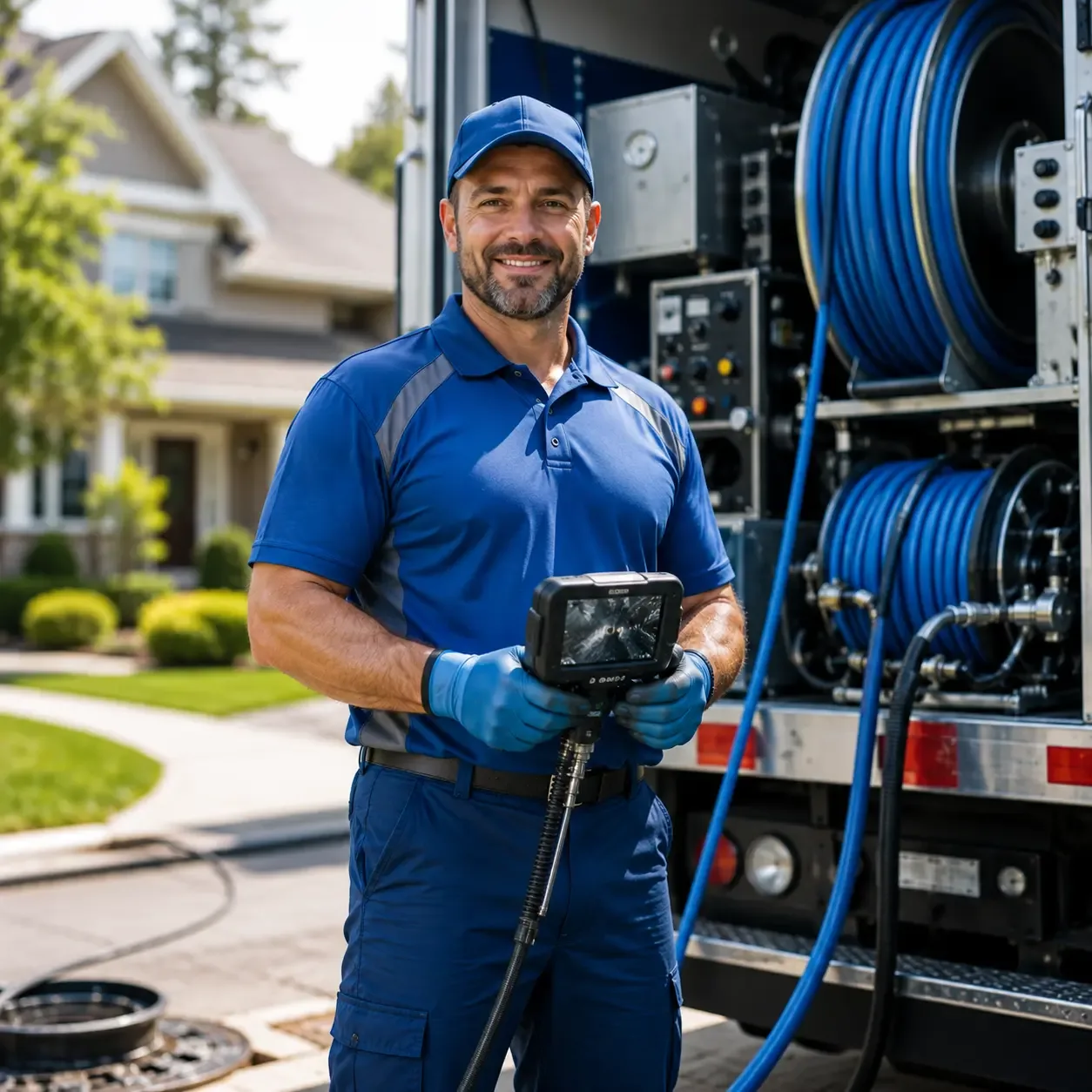 Local outdoor drain cleaning specialists in Fleetwood, NC